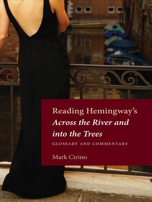 cover image of Reading Hemingway's Across the River and into the Trees